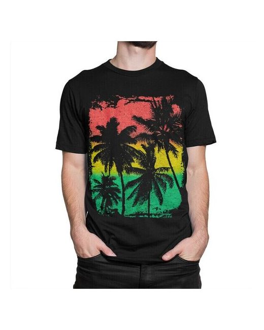Dream Shirts Футболка DreamShirts Ямайка черная L