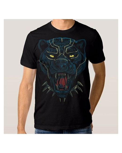 Dream Shirts Футболка DreamShirts Черная пантера черная L