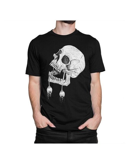 Dream Shirts Футболка DreamShirts Череп черная XL