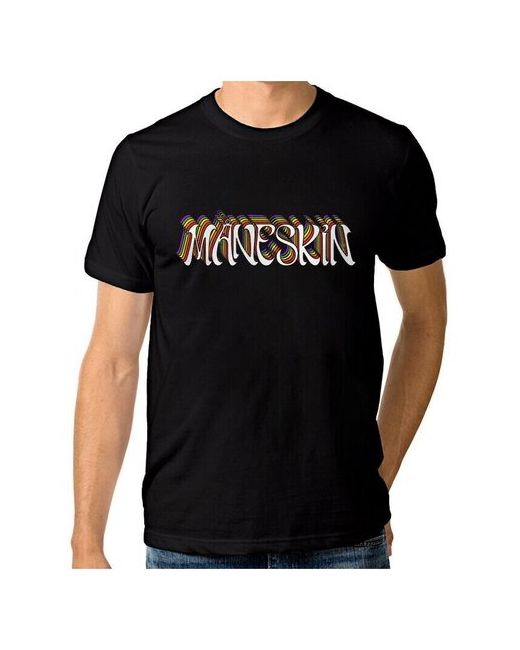 Dream Shirts Футболка DreamShirts Maneskin черная XL