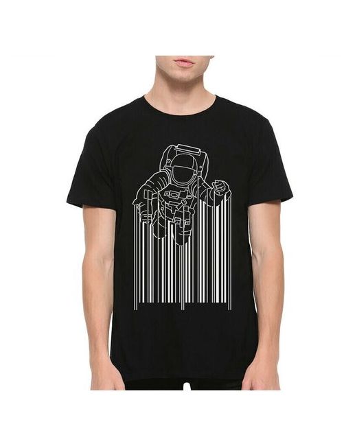 Dream Shirts Футболка DreamShirts Космонавт черная XL