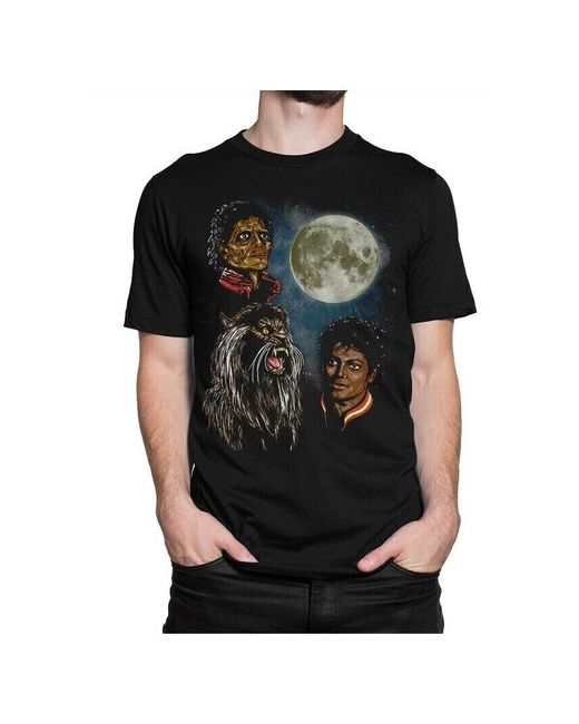Dream Shirts Футболка DreamShirts Майкл Джексон черная 2XL