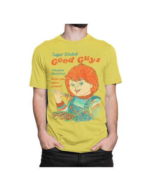 Dream Shirts Футболка DreamShirts Кукла Чаки желтая XL