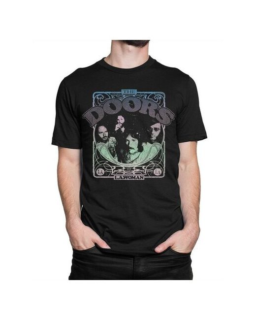 Dream Shirts Футболка The Doors L. A. 3XL Черная
