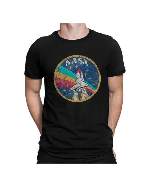 Dream Shirts Футболка NASA Космический Шаттл черная 3XL