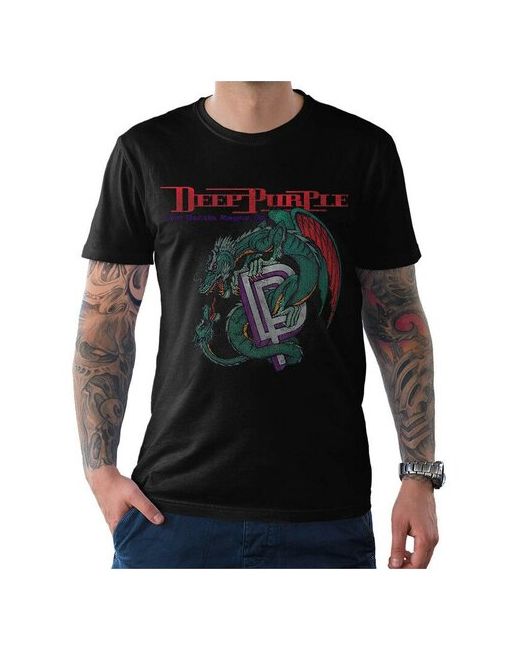 Dream Shirts Футболка Deep Purple Dragon XL Черная
