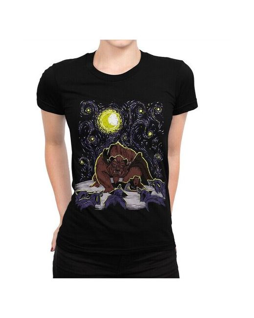 Dream Shirts Футболка DreamShirts Красавица и чудовище черная L