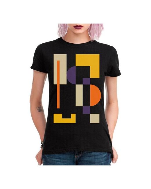Dream Shirts Футболка DreamShirts Mid Century Modern Geometric черная 3XL