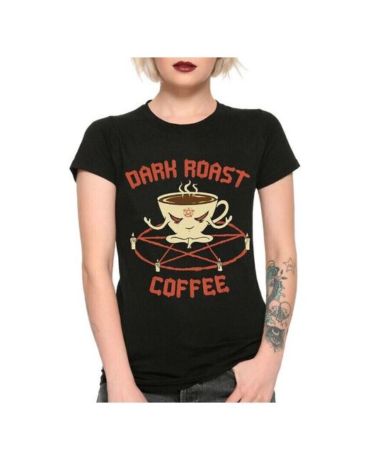 Dream Shirts Футболка DreamShirts Dark Roast Coffee черная S