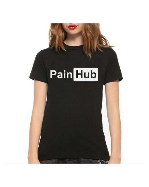 Dream Shirts Футболка DreamShirts Pain Hub черная M