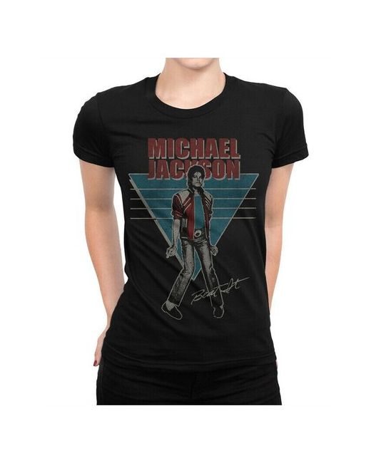 Dream Shirts Футболка DreamShirts Майкл Джексон черная S