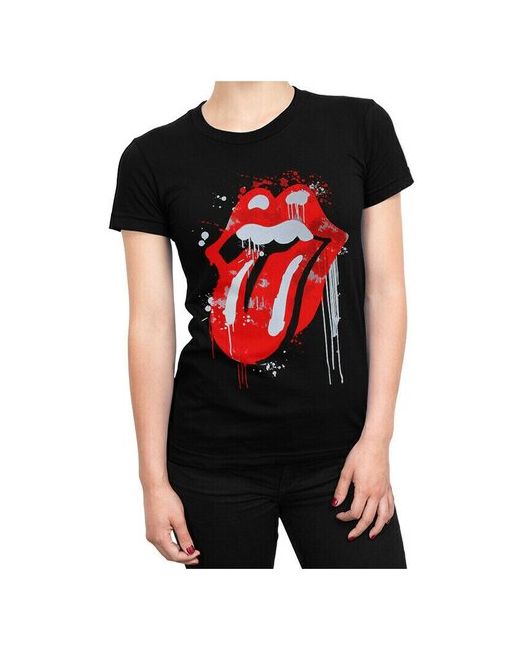 Dream Shirts Футболка DreamShirts The Rolling Stones черная 3XL