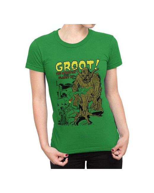 Dream Shirts Футболка DreamShirts Грут зеленая XL