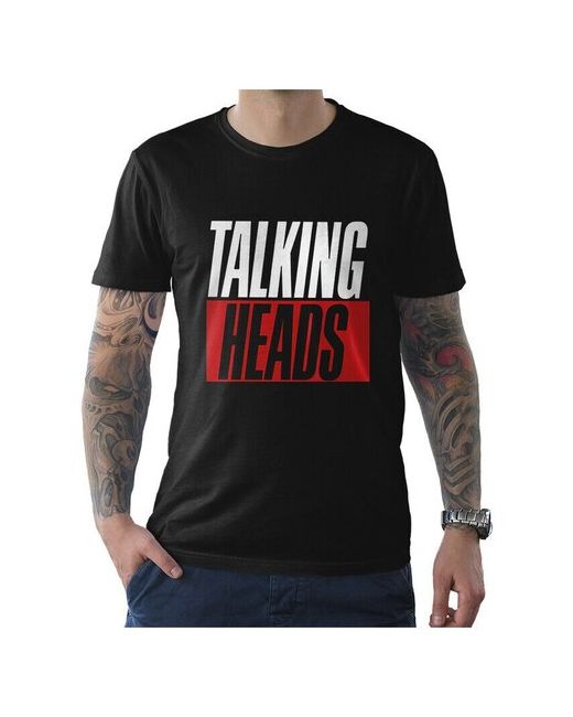Design Heroes Футболка Talking Heads Черная 3XL
