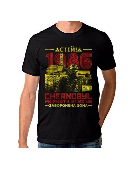 Design Heroes Футболка Чернобыль Черная XL