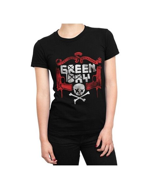 Design Heroes Футболка Группа Green Day Черная 2XL