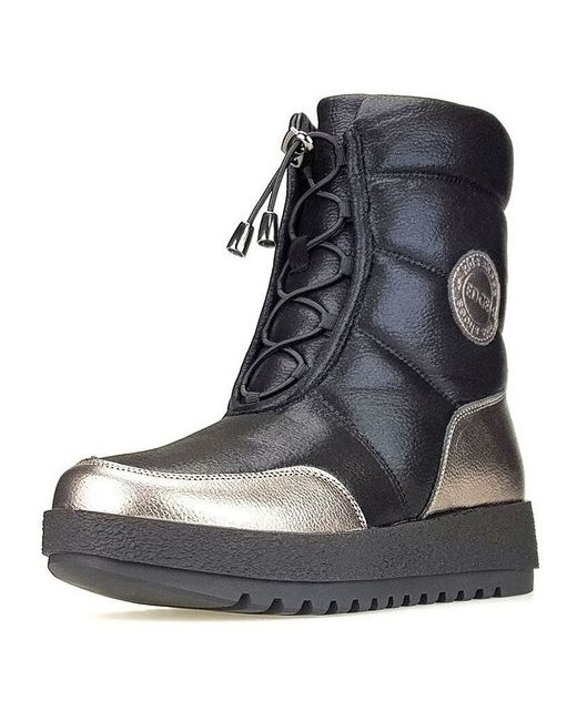 Ulёt Ботинки для девочек черный-бронзовый размер 31 бренд артикул QI-7