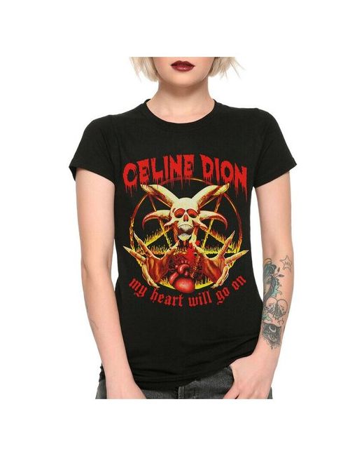 Dream Shirts Футболка Celine Dion My Heart Will Go On черная M