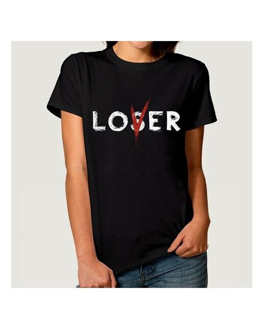 Dream Shirts Футболка Loser Lover Оно черная S