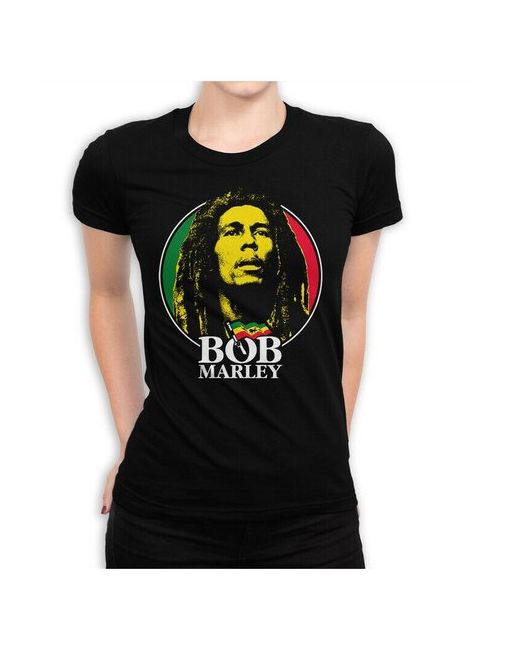 Dream Shirts Футболка Боб Марли черная XS