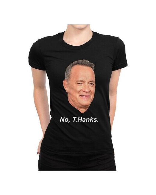 Dream Shirts Футболка Том Хэнкс No T. Hanks черная 2XL