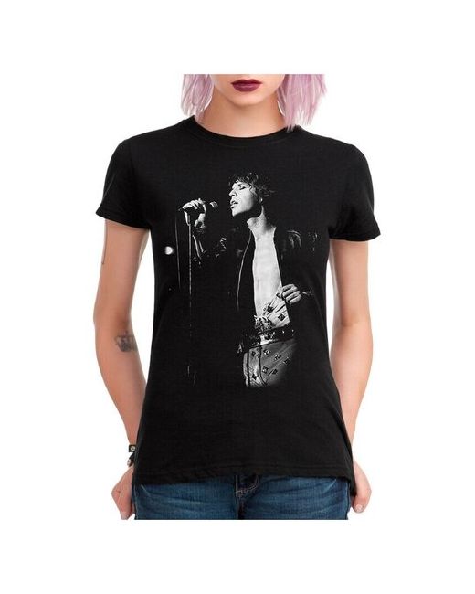 Dream Shirts Футболка Мик Джаггер The Rolling Stones черная L