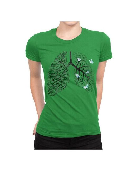 Dream Shirts Футболка DreamShirts Лёгкие зеленая M