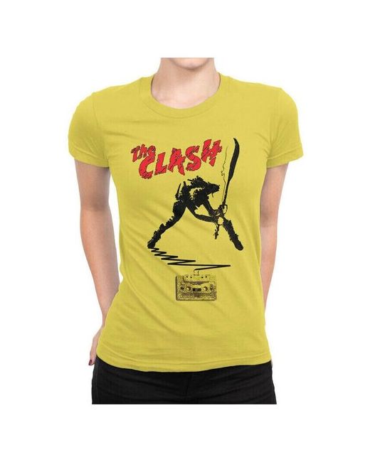 Dream Shirts Футболка DreamShirts The Clash желтая XL