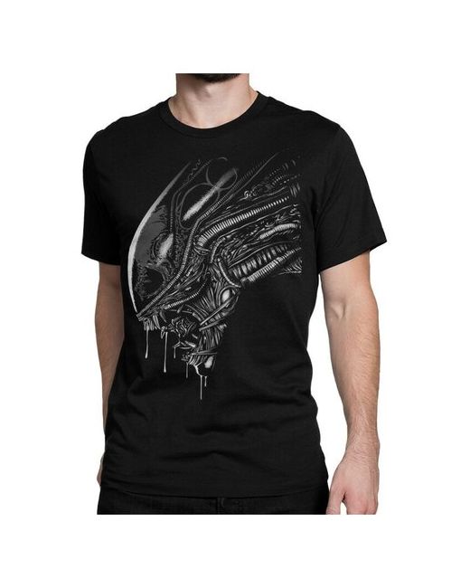 Dream Shirts Футболка DreamShirts Чужой Alien Черная 2XL