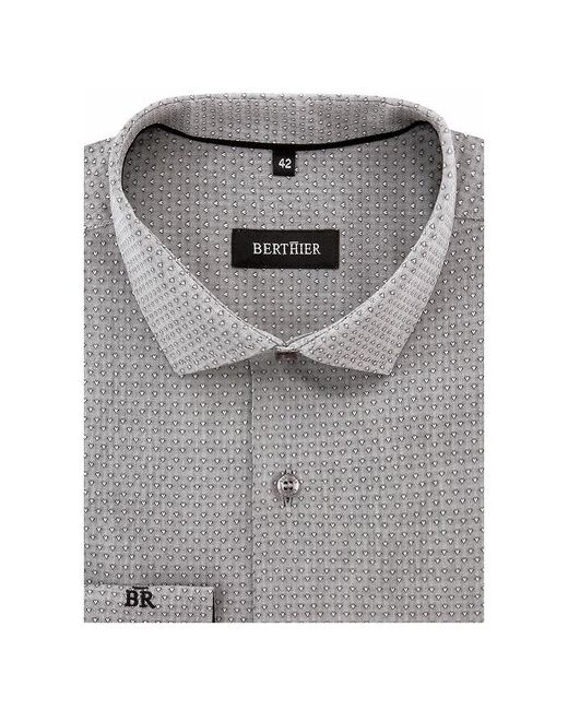 Berthier Рубашка длинный рукав GLENN-0425 Fit-R0-1 Полуприталенный силуэт Regular fit рост 174-184 размер ворота 41