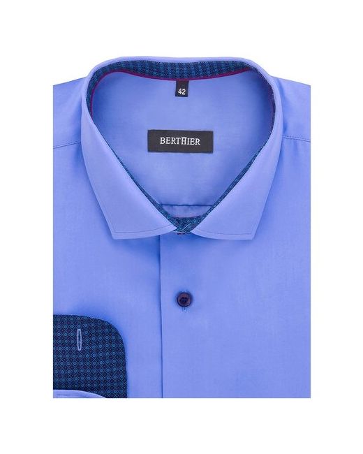 Berthier Рубашка длинный рукав L/PD111004 Fit-R0-2 Полуприталенный силуэт Regular fit рост 174-184 размер ворота 43