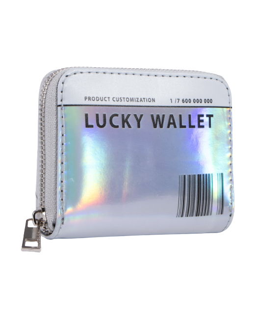 нет бренда Кошелёк с голографическим эффектом Lucky wallet 12.5х9х2 см