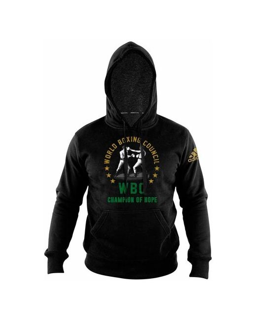 Adidas Толстовка с капюшоном Худи Hoody Boxing WBC Champion Of Hope черная размер S