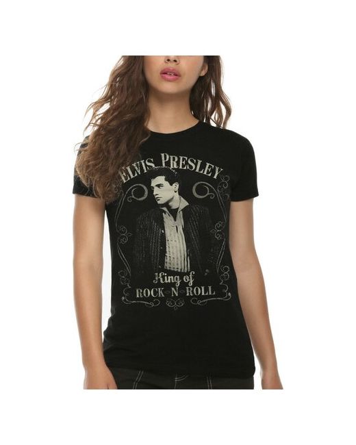 Dream Shirts Футболка Элвис Пресли Elvis Presley Черная S