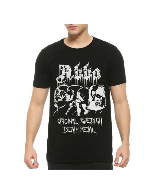 Dream Shirts Футболка DreamShirts ABBA абба Death Metal Дэт-метал Черная XL