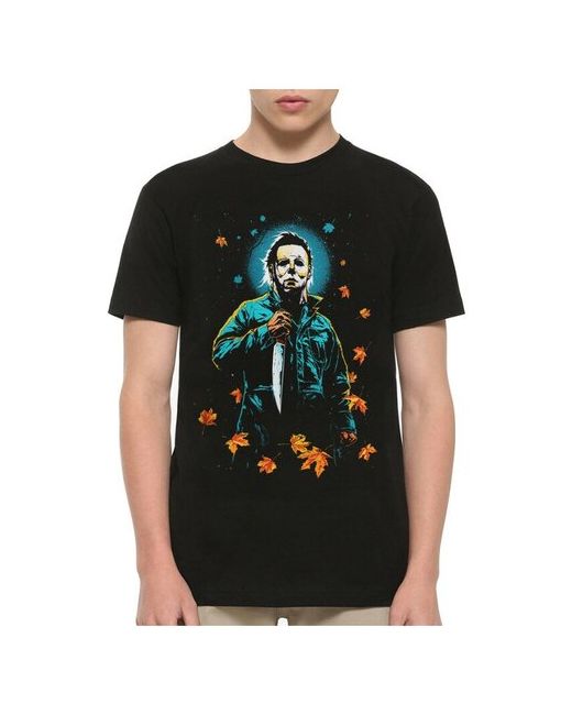 Dream Shirts Футболка DreamShirts Хэллоуин Halloween Фильмы ужасов Черная M