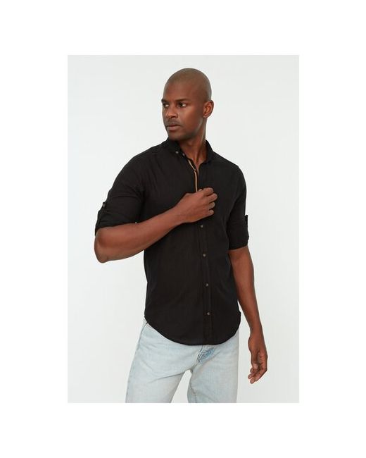 Trendyol Рубашка размер 48/S black