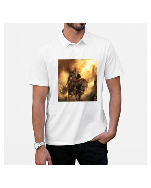 CoolPodarok Рубашка поло Богатырь на коне