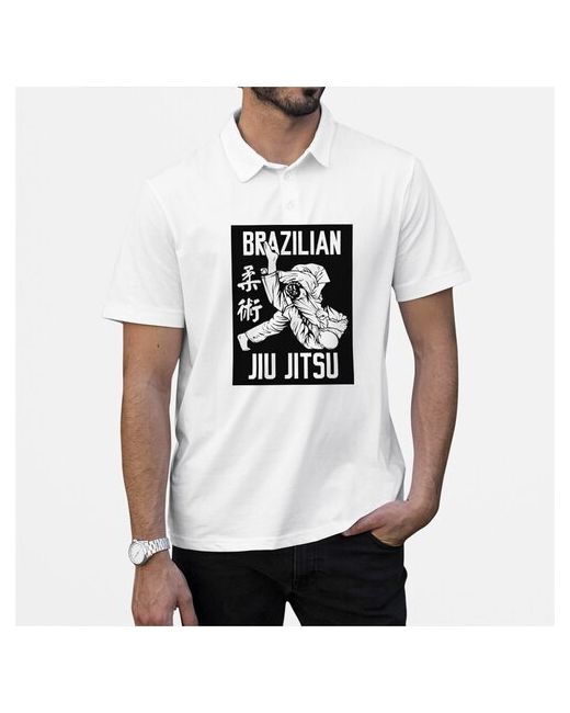 CoolPodarok Рубашка поло Brazilian jiu jitsu Бразильское джиу джитсу
