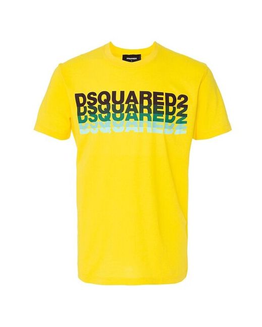 Dsquared2 хлопковая футболка S74GD0836 принт 2xl