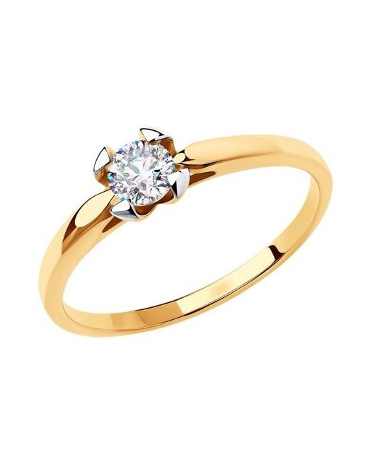 Diamant Кольцо из золота с фианитом 51-110-00793-1 размер 18