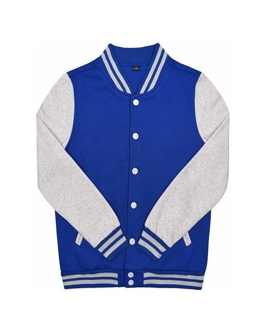 Street Style Куртка бомбер Varsity Classic Jacket V 2 с светло-серыми рукавами XXL