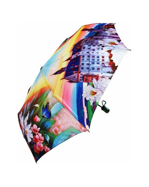 Monsoon зонт umbrella M8042/розовый зеленый