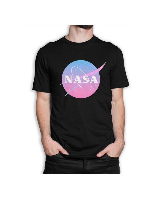 Dream Shirts Футболка DreamShirts NASA Черная M