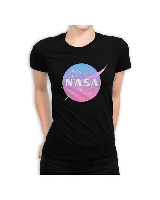 Dream Shirts Футболка DreamShirts NASA Черная 2XL