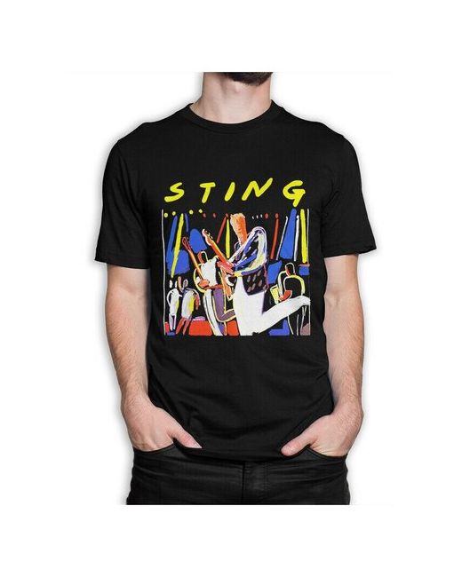 Dream Shirts Футболка DreamShirts Sting Стинг Черная XL