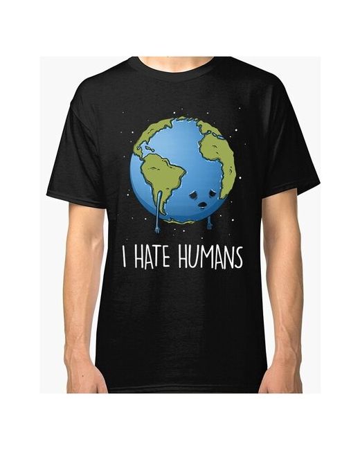 Dream Shirts Футболка DreamShirts I Hate People Я Ненавижу Людей Черная S