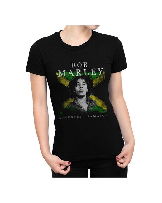 Dream Shirts Футболка DreamShirts Боб Марли Bob Marley Черная XL