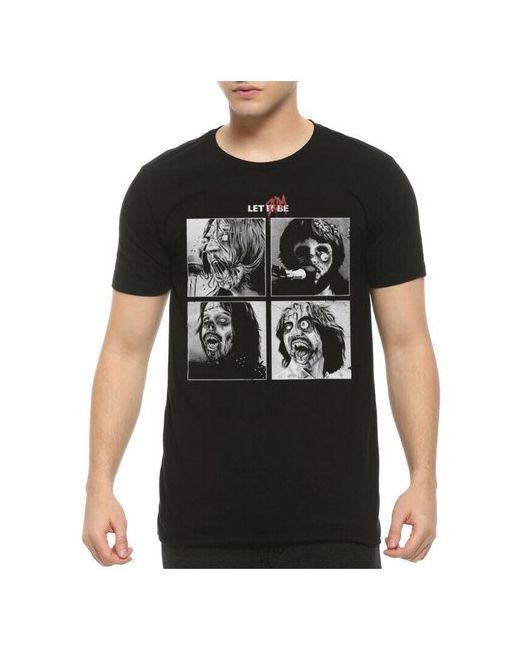 Dream Shirts Футболка The Beatles Let It Zombie черная XL