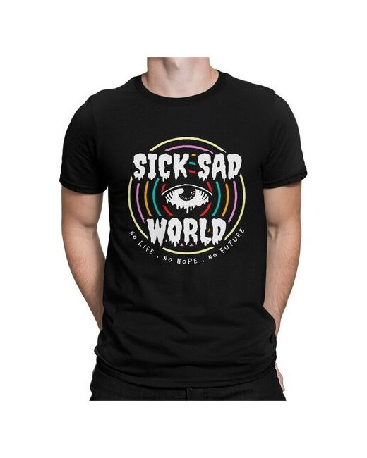 Dream Shirts Футболка Дарья Sick Sad World черная L